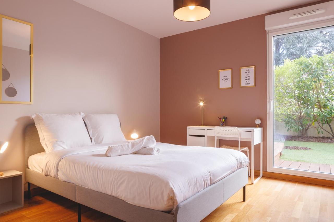 Superbe Appartement Terrasse Rdc - New Location Bourg-en-Bresse Kültér fotó